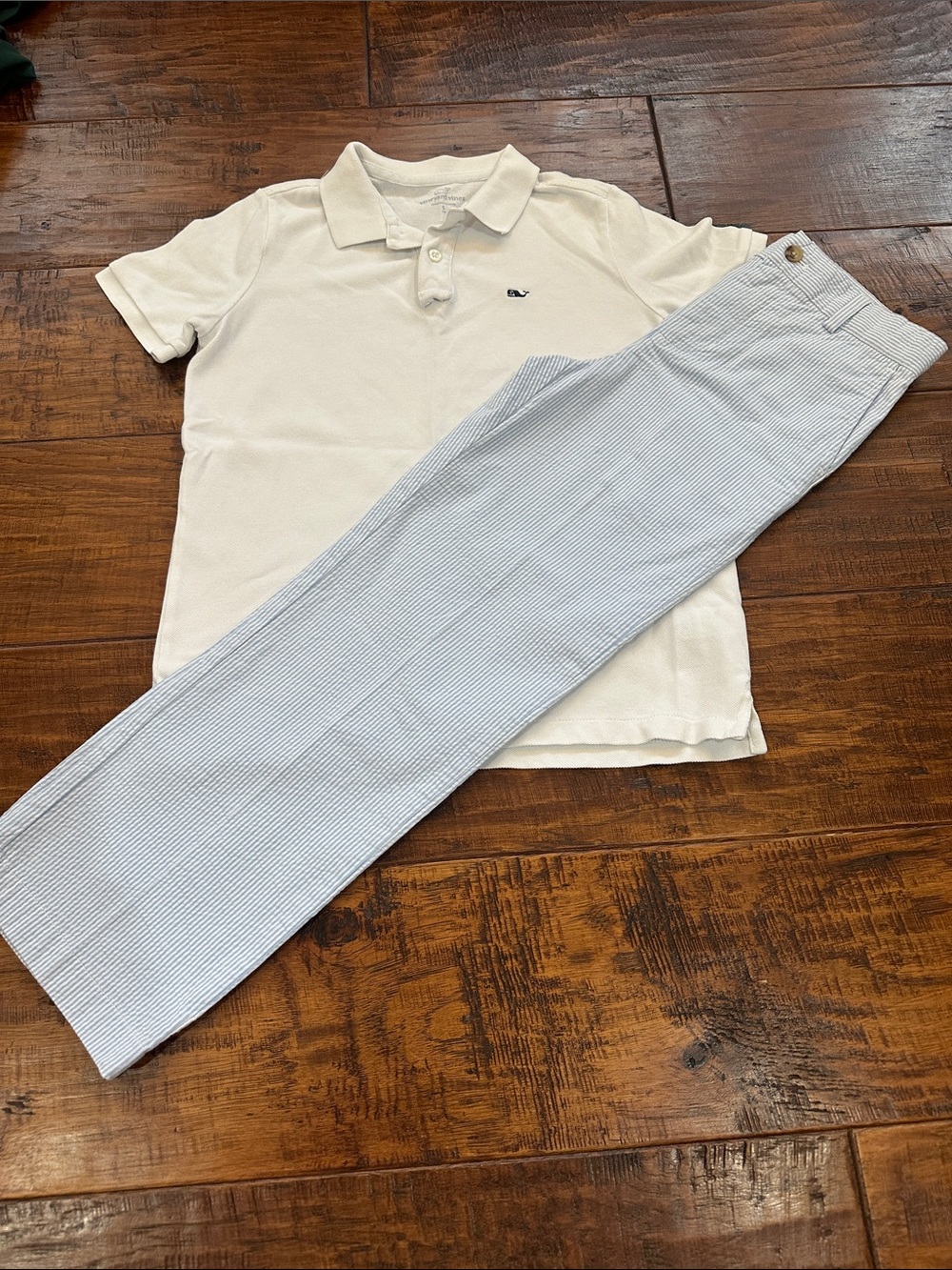 NWT Vineyard Vines Seersucker Breaker Dress Pants Boys Size 8